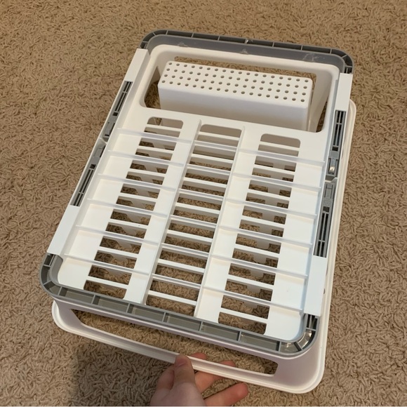 Mainstays Dish Drying Rack with Utensil Holder - Picture 6 of 7